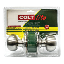 ลูกบิดห้องน้ำ COLT LITE #K5791 SS (ฝาใหญ่) รุ่นแผง