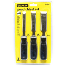 สิ่วด้ามไฟเบอร์ 3 ตัว/ชุด #16-089 (1/2″, 3/4″, 1″) STANLEY