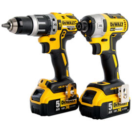 ชุดสว่านกระแทกและไขควงกระแทก ไร้แปรงถ่าน 18V 4.0Ah รุ่น DCK266M2T-B1 DEWALT