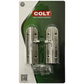 กลอนสแตนเลส COLT #460 4″ SS ไม่มีขา (2อัน/แผง)