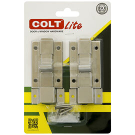 กลอนห้องน้ำ COLT LITE #800 SS (2อัน/แผง)