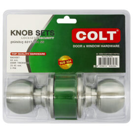 ลูกบิดประตู COLT #8317-304 SS (ฝาเล็ก) รุ่นแผง