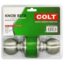 ลูกบิดประตู COLT #8327-302 SS (ฝาเล็ก) รุ่นแผง