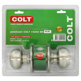 ลูกบิดห้องน้ำ COLT #4202 PS/SS (ฝาเล็ก) รุ่นแผง