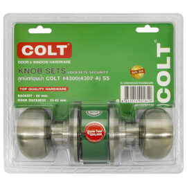 ลูกบิดห้องน้ำ COLT #4302-A SS (ฝาเล็ก) รุ่นแผง