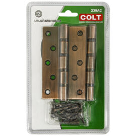 บานพับสแตนเลส COLT #239 5″X3″X3.0mm. AC (2อัน/แผง)