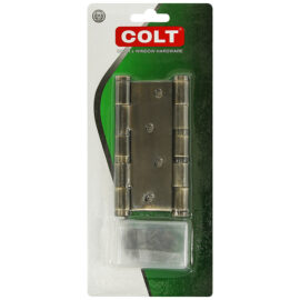 บานพับสแตนเลส COLT #26 4″x3″ AB (2อัน/แผง)