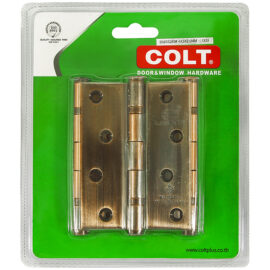 บานพับสแตนเลส COLT #289 4″X3″ AC (3อัน/แผง)