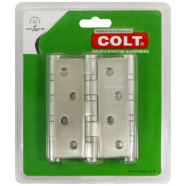 บานพับสแตนเลส COLT #333 4″X3″X2.5มม. SS (3อัน/แผง)