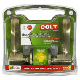 ก้านบิดประตูระบบลูกบิด COLT #AN 7407(S) US5 รุ่นแผง