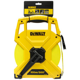 เทปวัดไฟเบอร์กลาส 100 เมตร DWHT34067 DEWALT