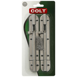 กลอนสแตนเลส COLT #400 6″ SS (2อัน/แผง)