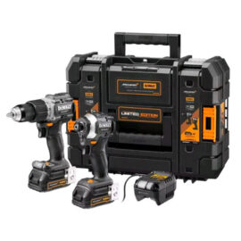 ชุดสว่านกระแทกและไขควงกระแทกไร้สาย 18V Mclaren รุ่น DCK200ME2GT-QW DEWALT แบตเตอรี่ Powerstack