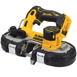 เลื่อยสายพานมือเดียวไร้สายไร้แปรงถ่าน 18V(20V MAX) รุ่น DCS377NT-XJ DEWALT พร้อมกล่อง TSTAK (เครื่องเปล่า)