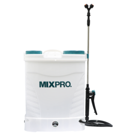 MIXPRO เครื่องพ่นยาแบตเตอรี่ PP แบบปั๊มเดี่ยว ขนาด 16 ลิตร รุ่น 24-001-001