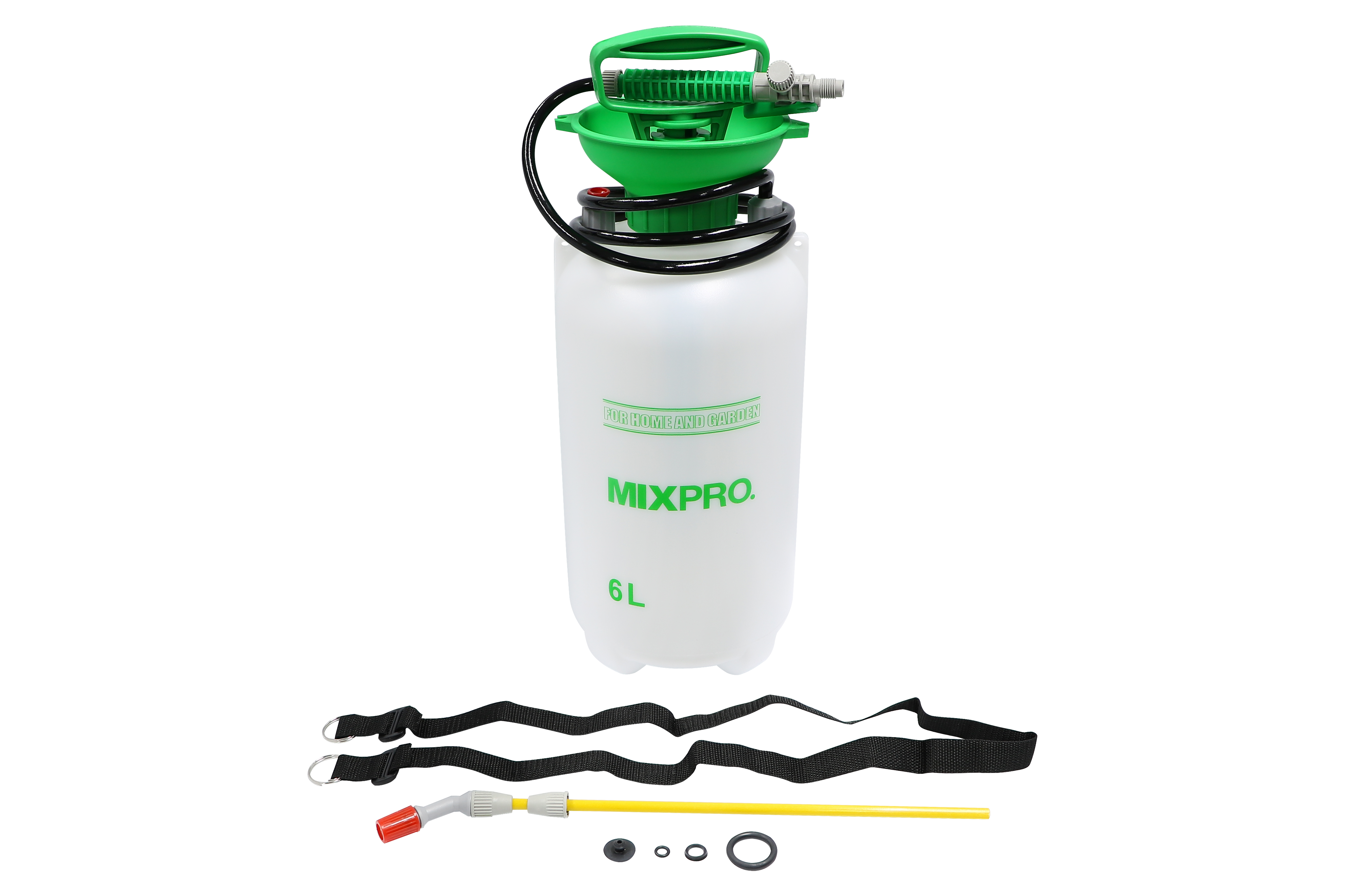 24-001-005 ถังพ่นยา 6 ลิตร (ถังขาว-ฝาเขียว) MIXPRO-3