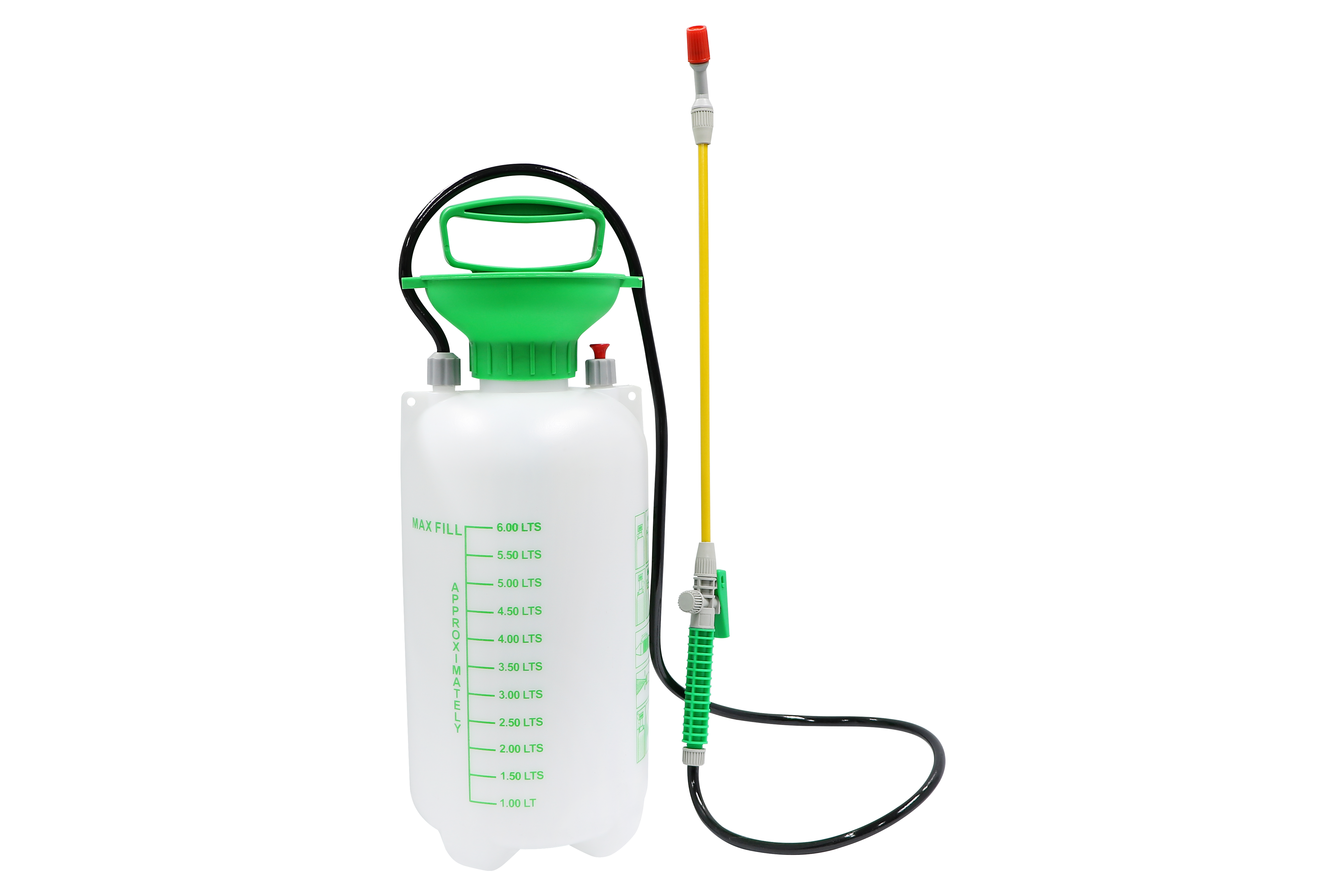 24-001-005 ถังพ่นยา 6 ลิตร (ถังขาว-ฝาเขียว) MIXPRO-5
