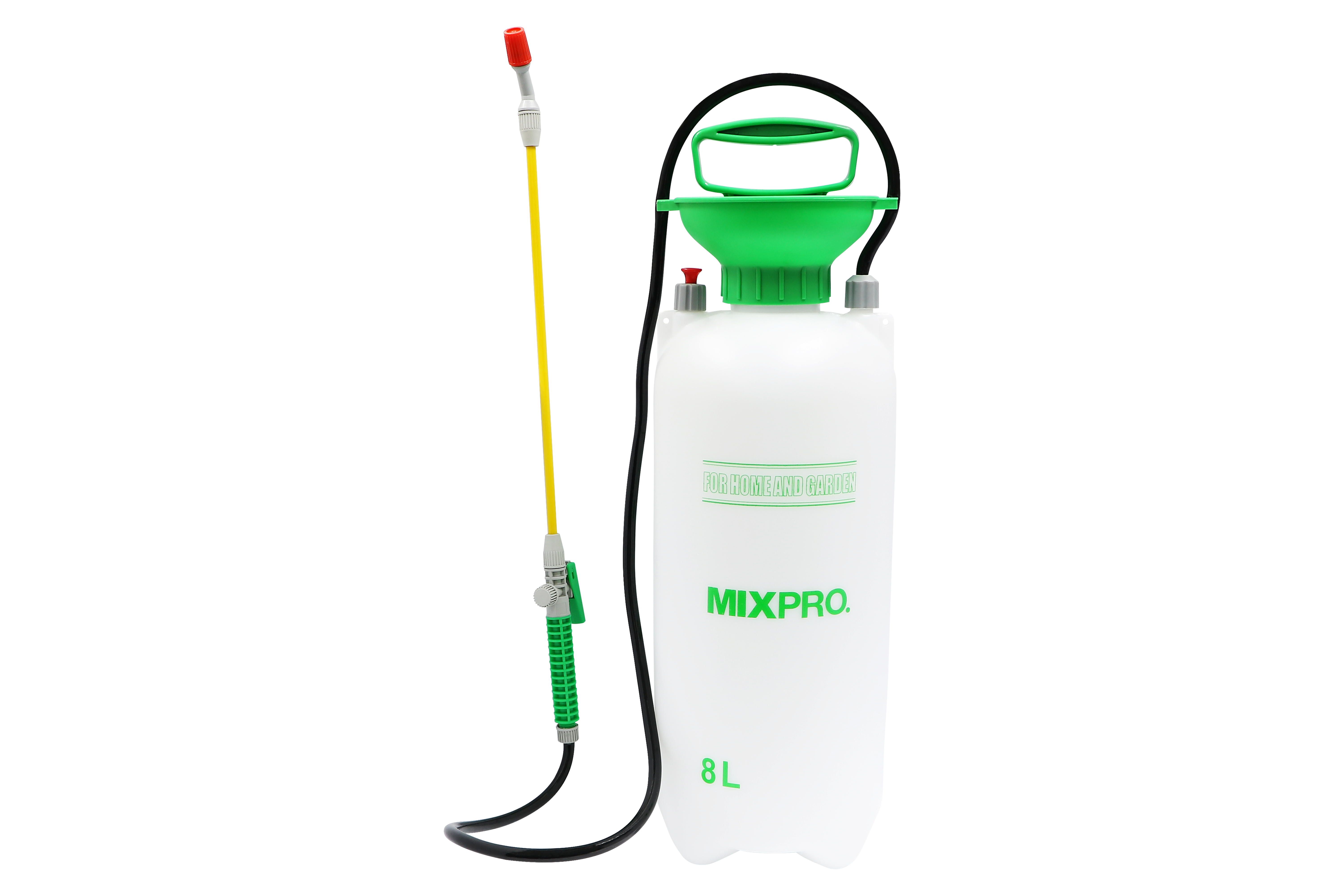 24-001-006 ถังพ่นยา 8 ลิตร (ถังขาว-ฝาเขียว) MIXPRO-4