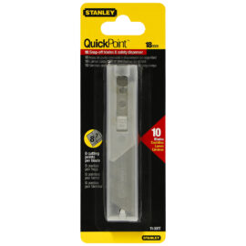 STANLEY ใบมีดขนาด 18 มม. ยาว 110มม. แพ็ค 10 ชิ้น รุ่น 11-301T